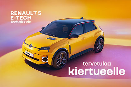 Uusi Renault 5 vierailee Salossa